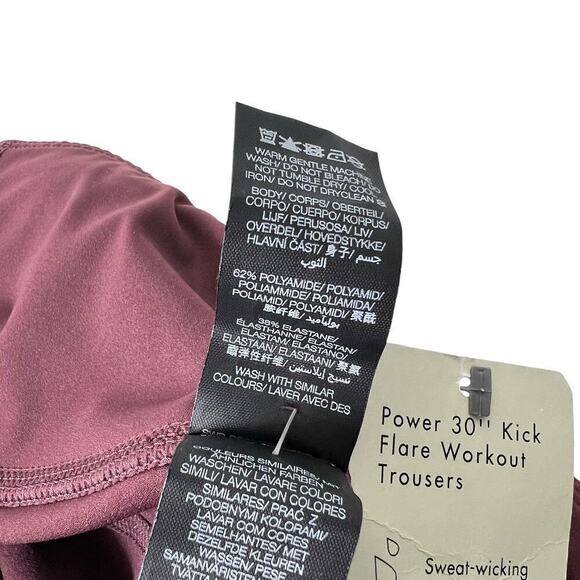 New Women’s Sweaty Betty Power Kick Flare Trousers Size M - Picture 7 of 9